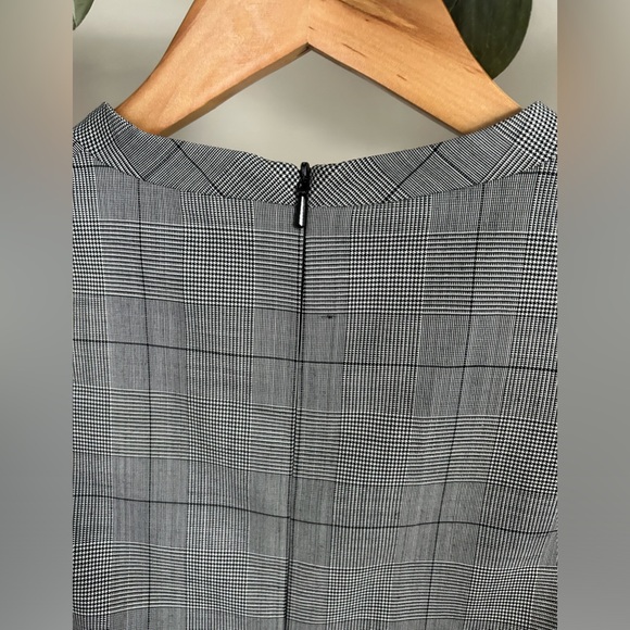 NWOT Karen Millen Grey and Black Tweed Midi Office Dress - Picture 5 of 10